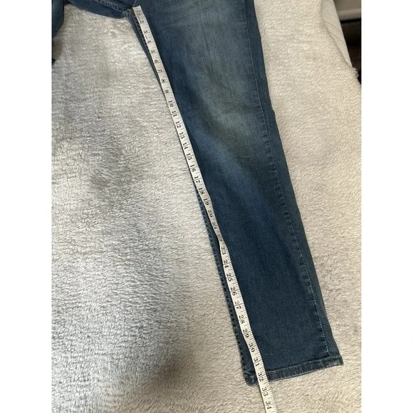 Levi's 511 Mens Blue Denim Slim Jeans Size 34x34 Act (34x32) Pants - Picture 3 of 9